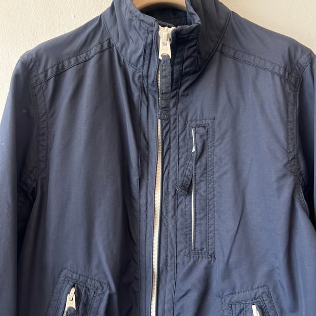 아베크롬비앤피치 남성 네이비 바람막이점퍼 간절기점퍼