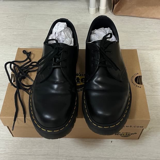 닥터마틴 1461 벡스 스무스 블랙 280
