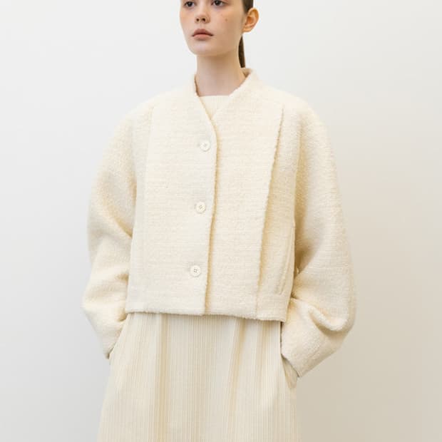 르셉템버 le17septembre 부클트위드 울자켓