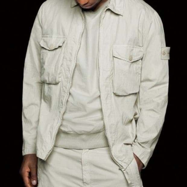 스톤아일랜드 19ss 고스트피스 오버셔츠 카고팬츠 셋업 베이지