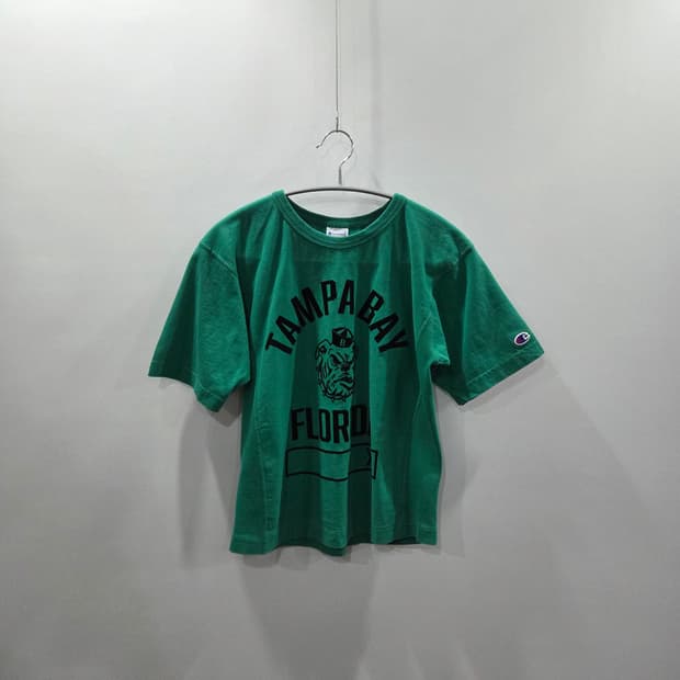 챔피온 키즈 리버스위브 프린팅 반팔티 140 