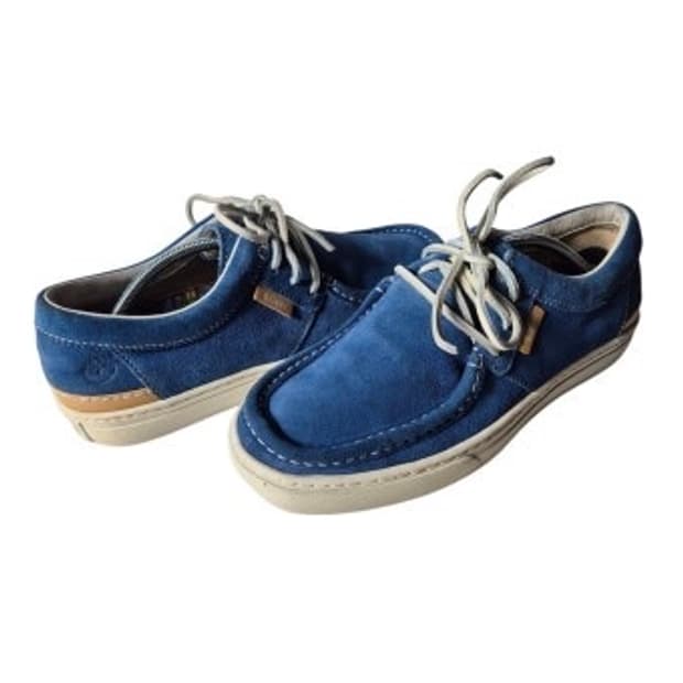 260 스투시 x 팀버랜드 moc shoes 블루