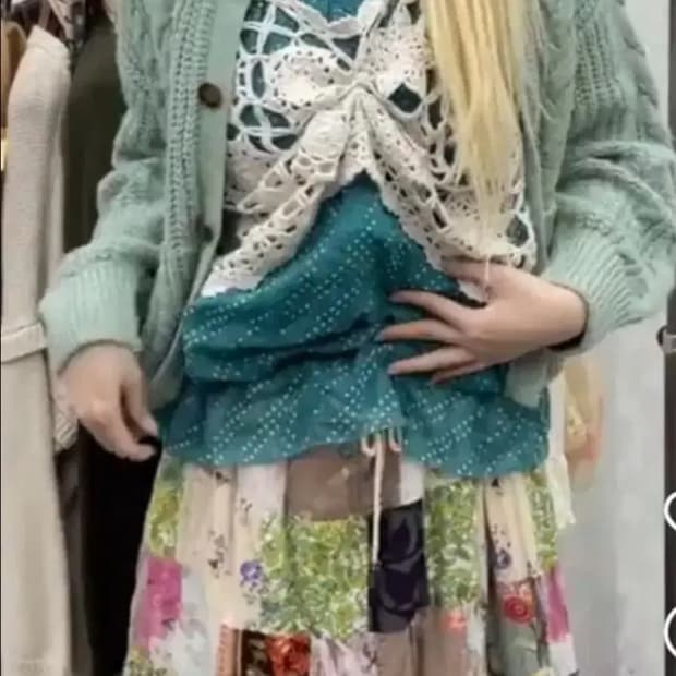 크루빈티지 코디 빈티지 코디 세트 모리 모리걸 히피 페어리