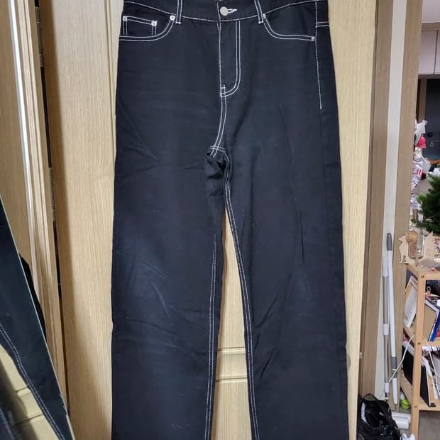 퍼블릭 아이콘 스티치블랙데님