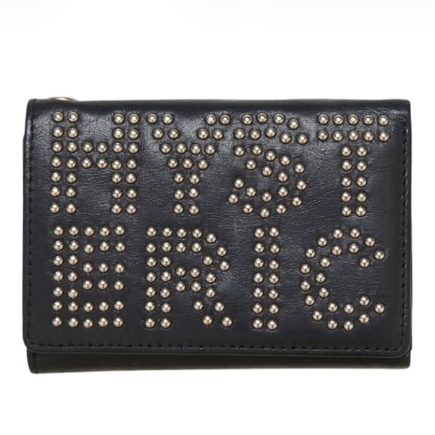 히스테릭글래머 로고 스터드 반지갑