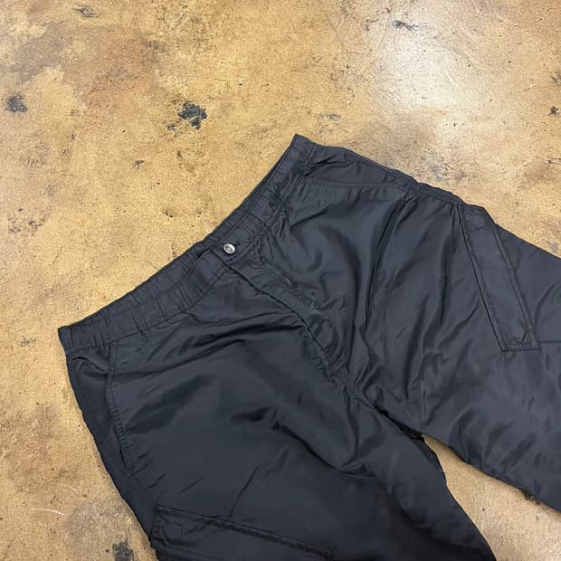 [정품/XXL] 조던 블랙 나일론 카고 바지 b10