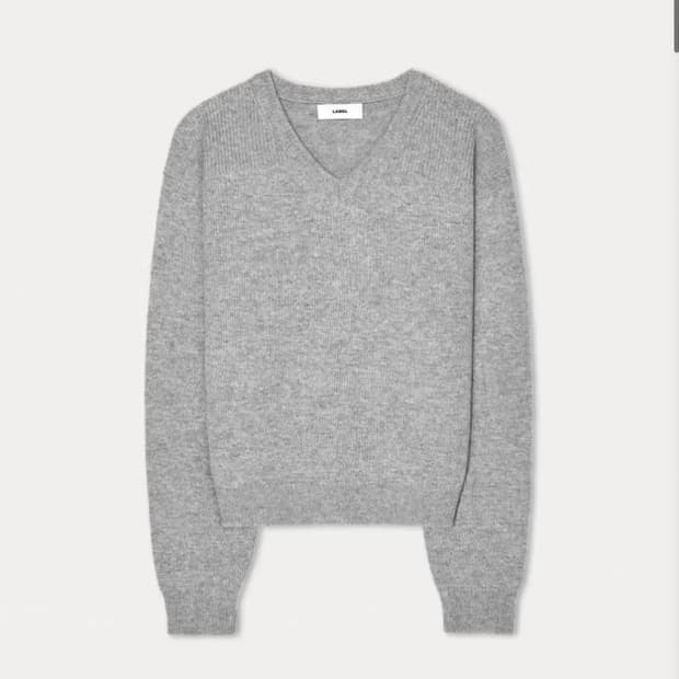 라벨아카이브 윈슬로 브이넥 니트 스웨터