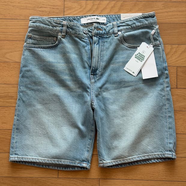 라코스테 데님 쇼츠