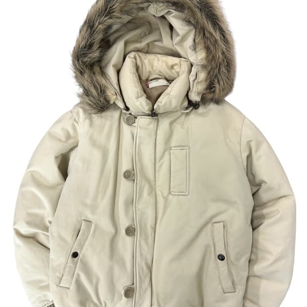 00s 리바이스 캔버스 패딩 아이보리 (L)