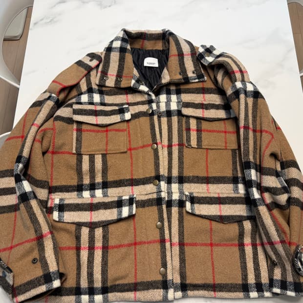 버버리스타일 자켓 