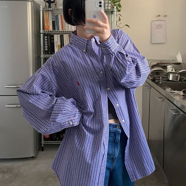 폴로 랄프로렌 체크 셔츠 (Man 2XL)