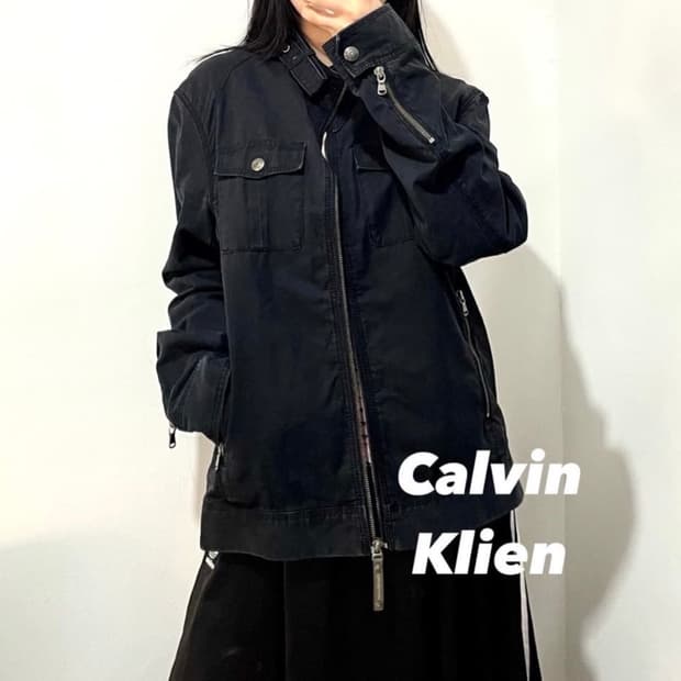 캘빈클라인 빈티지 포켓 하이 펑크 자켓 L