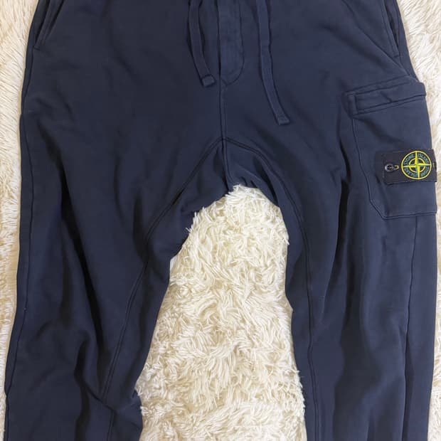 스톤아일랜드 네이비 조거팬츠
