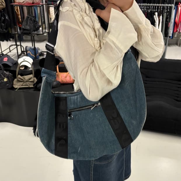 DIESEL denim hobo bag 