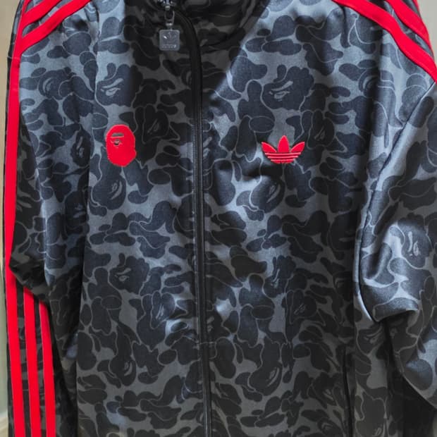 아디다스 베이프 트랙탑 블랙