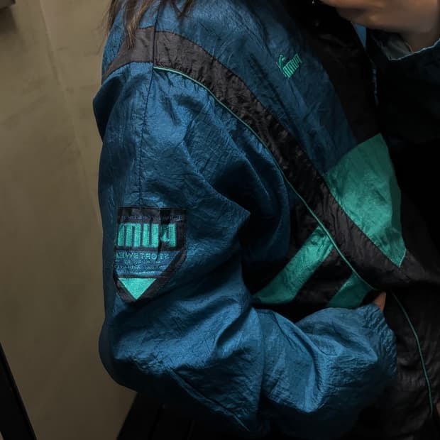 푸마 90s 올드스쿨 빈티지 레트로 아노락 윈드브레이커 바람막이