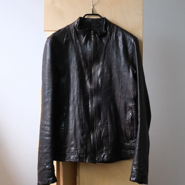  2009 Ramb skin Panel Leather Jacket