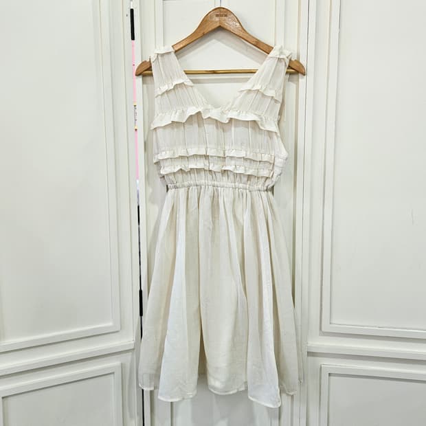 프릴 레이어드 원피스