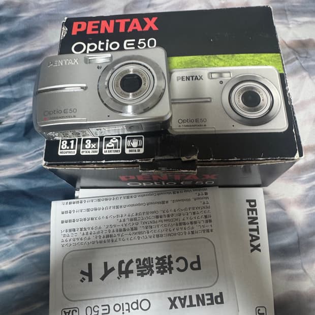 작례⭕️) 펜탁스 optio e50카메라/포슬포슬🫧✨