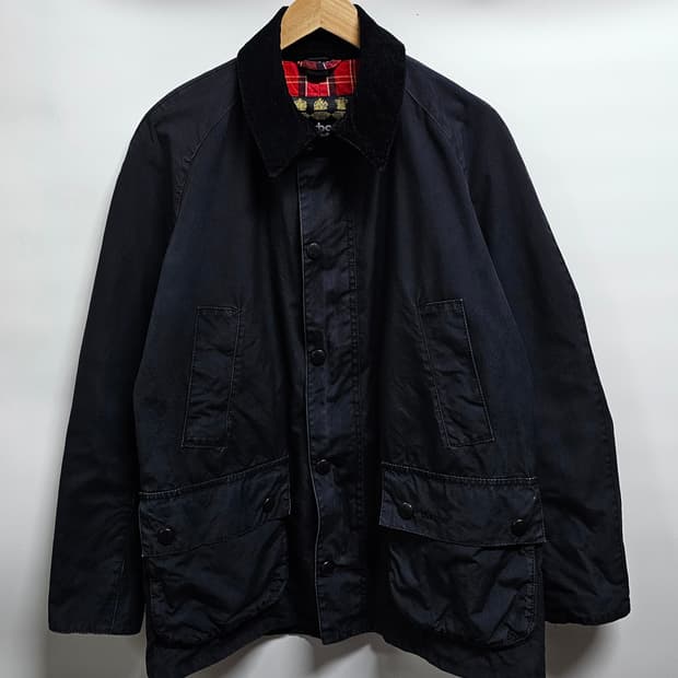 바버 애쉬비 왁스자켓 M