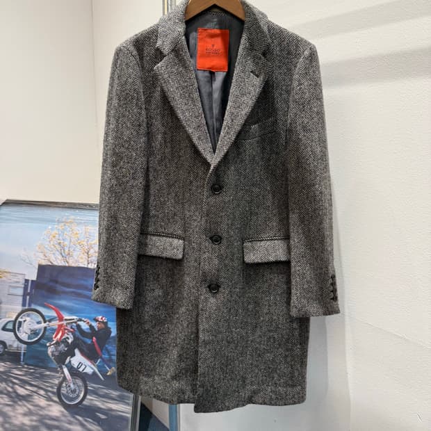 해리스트위드 어반리서치 헤링본 코트