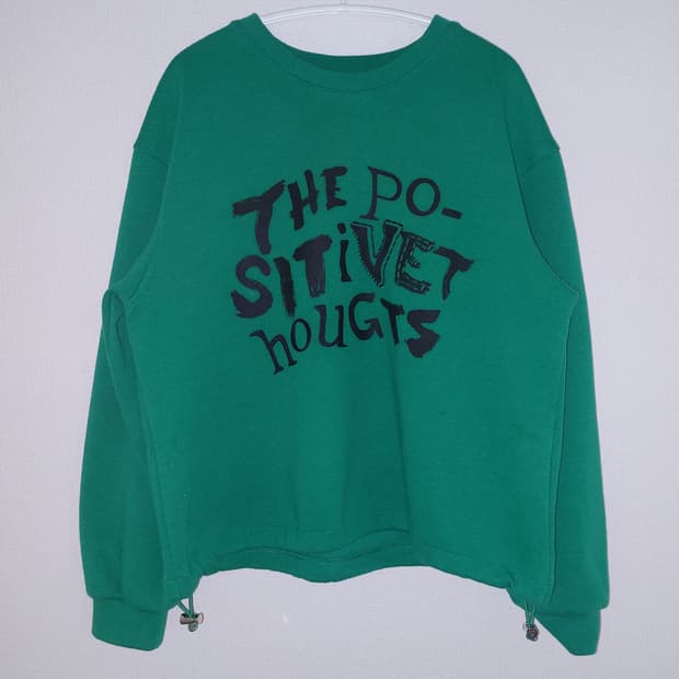 The Positive Thoughts 초록 맨투맨