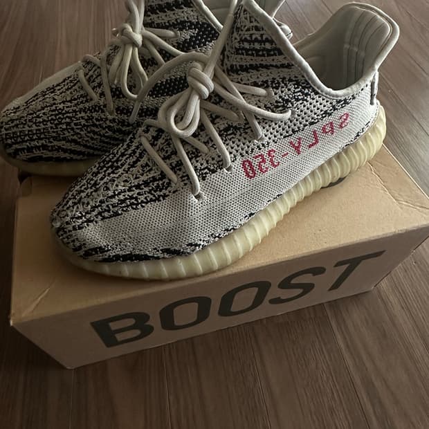 아디다스 이지부스트 350 V2 지브라