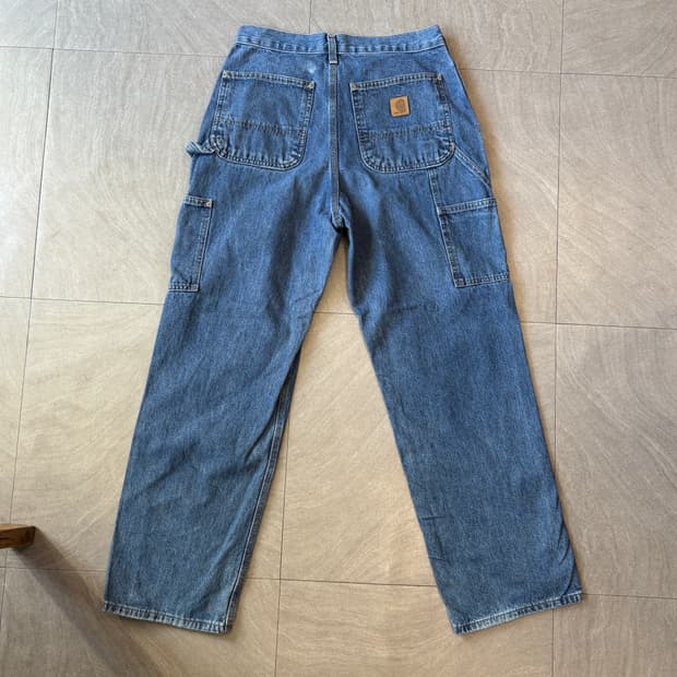 칼하트 오리지널 데님 카펜터 팬츠