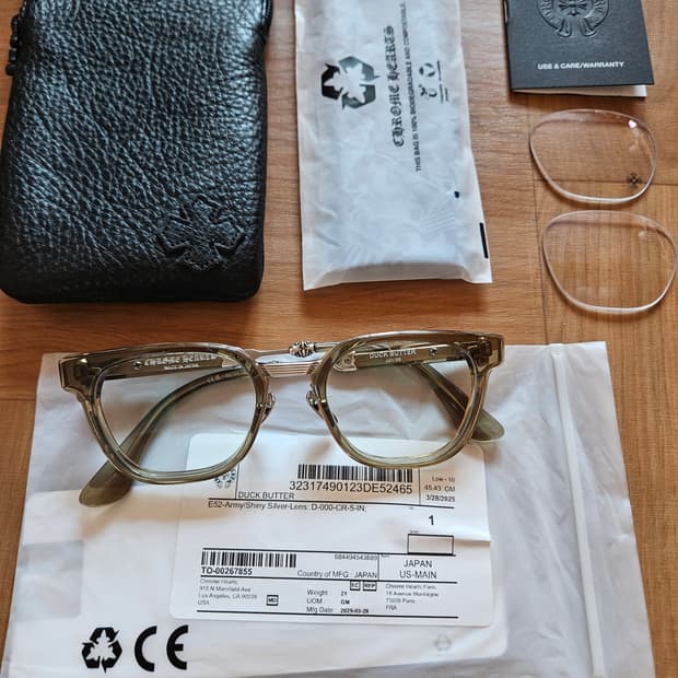 크롬하츠 덕버터 ary/ss 아미 샤이니실버