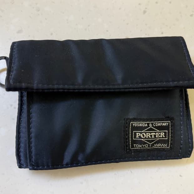 Porter Tanker Wallet Iron Blue 포터 탱커 월렛 