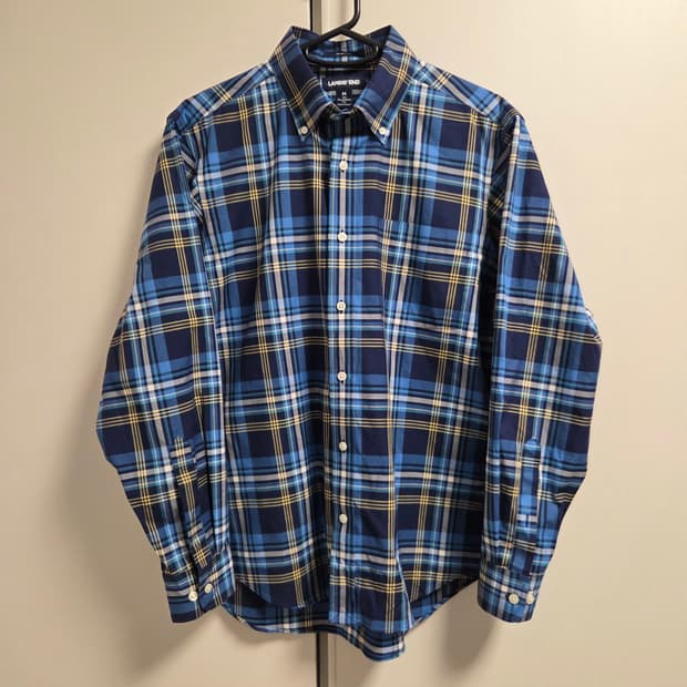Land's End 체크 셔츠 L(100)