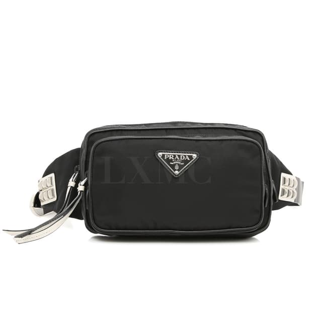프라다 리나일론 벨트백 블랙 힙색 미니 웨이스트백 1BL010