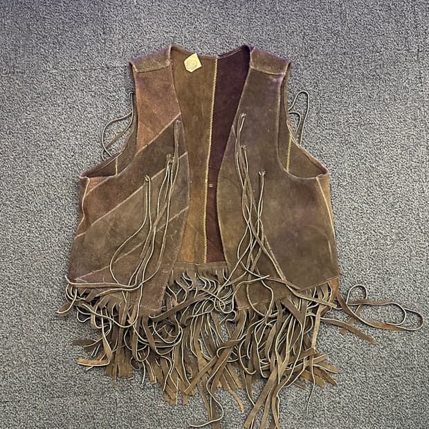 빈티지 브라운 아메리칸 베스트 팝니다