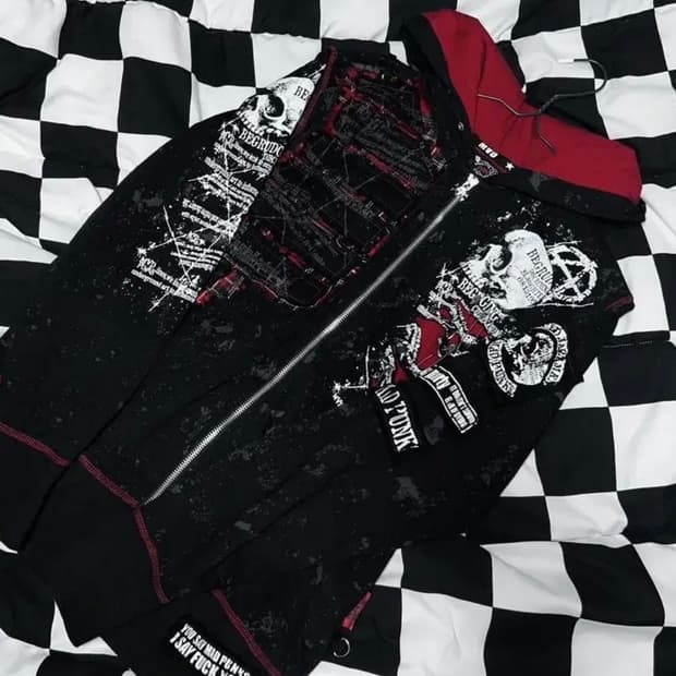 매드펑크 후드집업