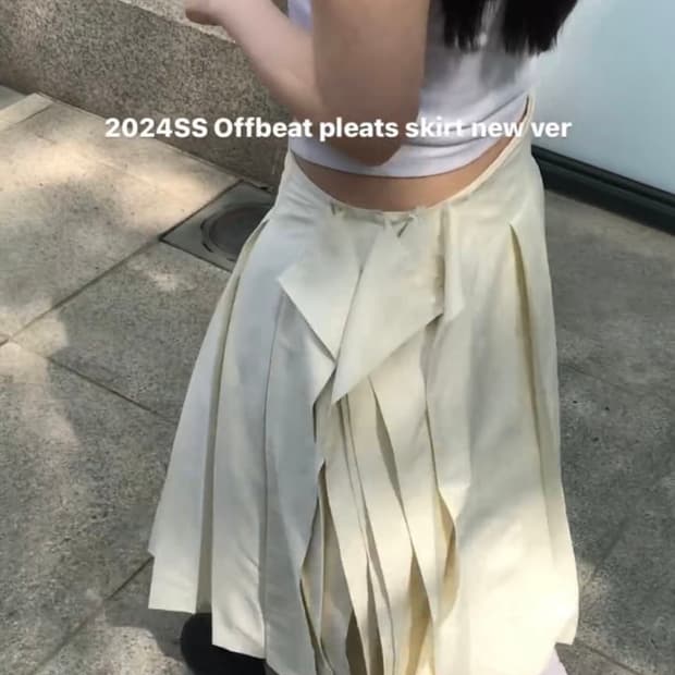 애옹쓰 24ss offbeat 스커트 