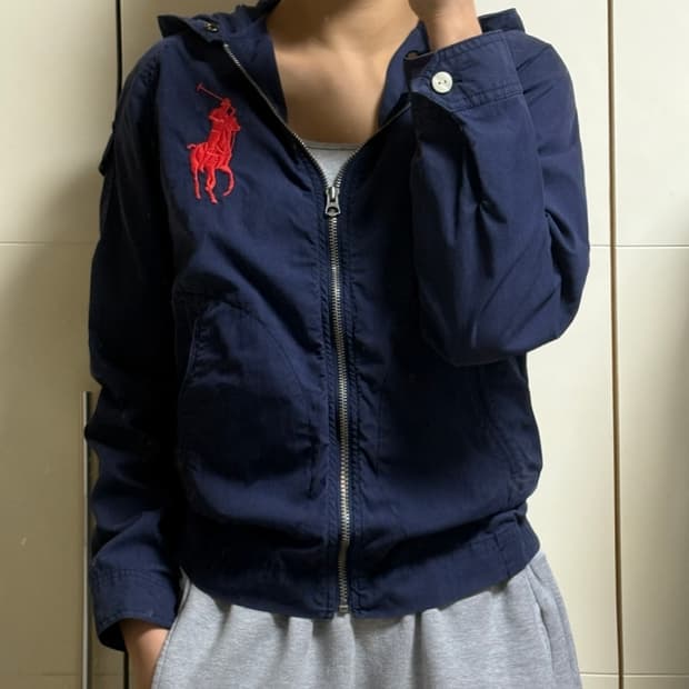 폴로 랄프로렌 빅포니 네이비 블루종 후드집업 자켓