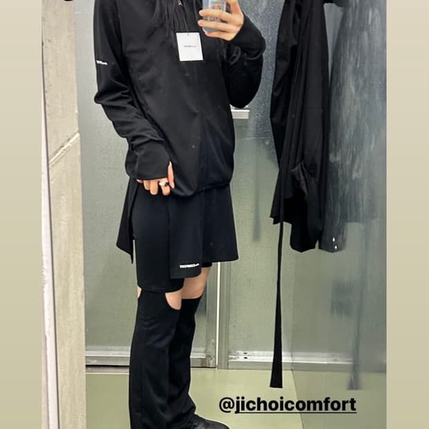 지초이 23-006 블랙 후드 1사이즈