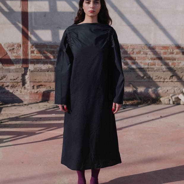 [XS,S,M]베이스레인지 25fw Simmon 드레스/블랙