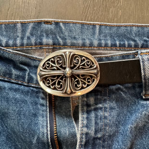 크롬하츠 오발 버클 1.5인치