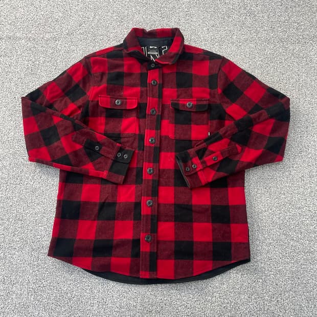 L 나이키 버팔로 체크 폴란넬 셔츠 0303S1