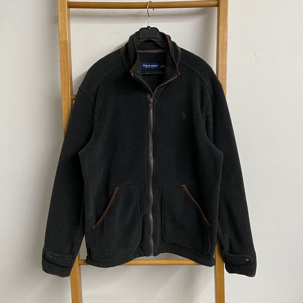 L 폴로 플리스 자켓