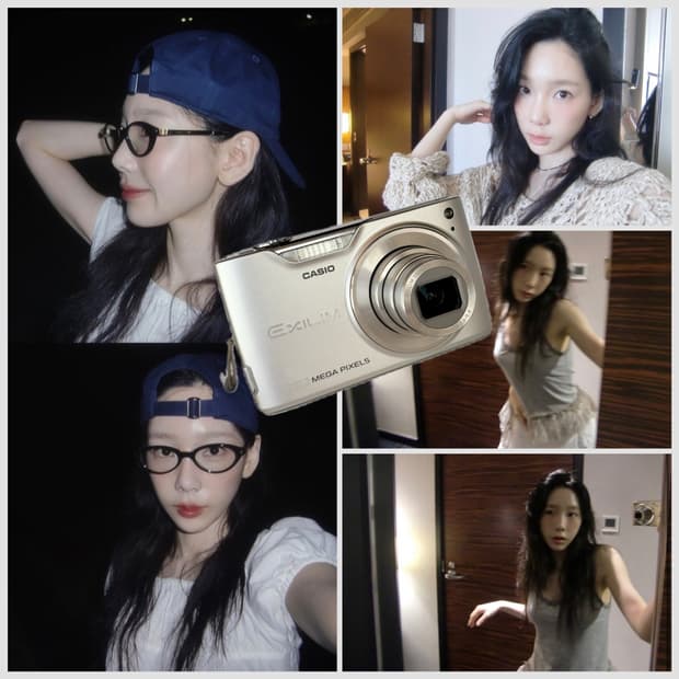 ✨태연 픽 업그레이드 모델 풀박스✨ 카시오 엑슬림 EX-Z450 실버 