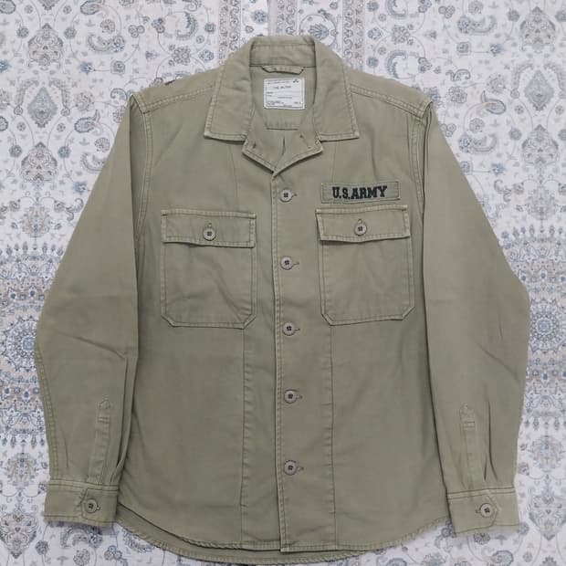 grn U.S.ARMY 야상 셔츠 2사이즈 (95-98)