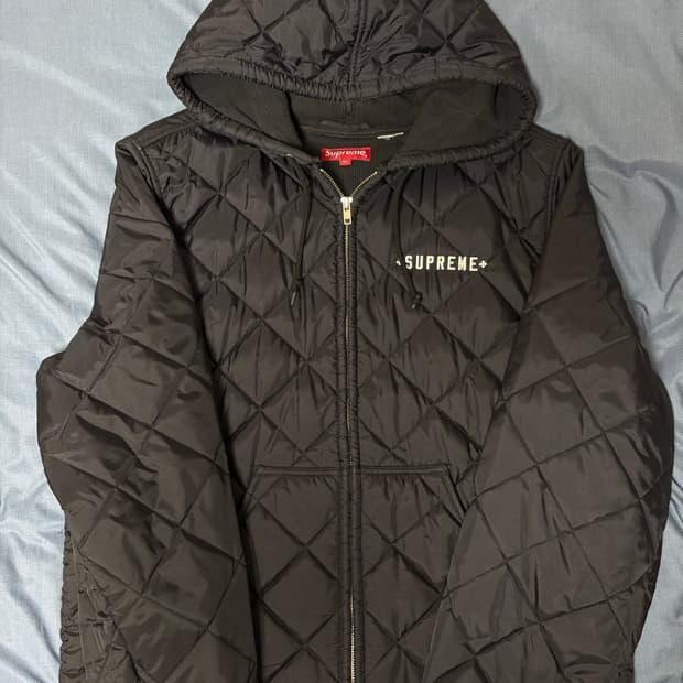 Supreme X Independent 퀼팅 자켓