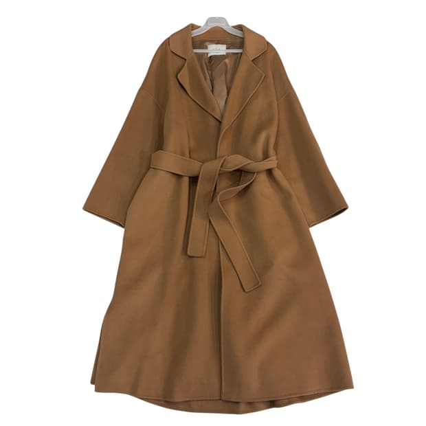 Sie 시에 울 캐시미어 롱 코트