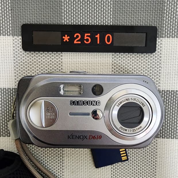 삼성캐녹스 D610 디지털카메라 파우치포함