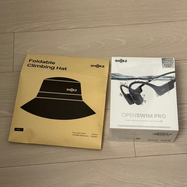 Shokz 샥즈 오픈스윔 프로 골전도 이어폰 + 사은품