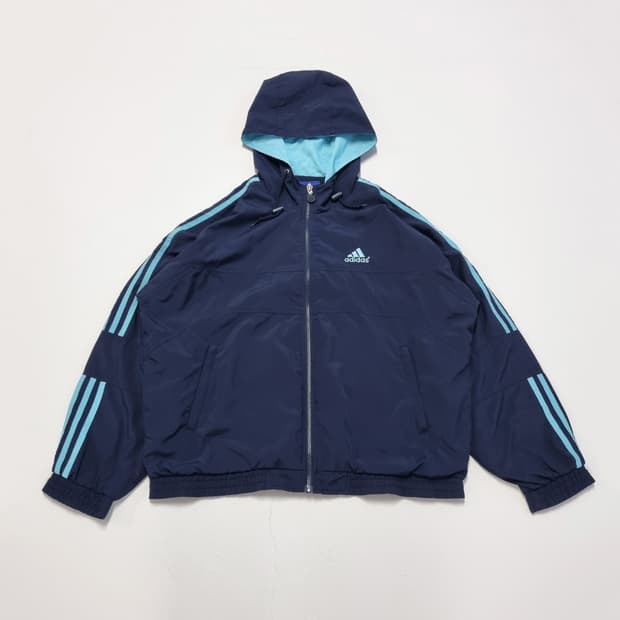 빈티지 아디다스 바람막이 자켓 - 100