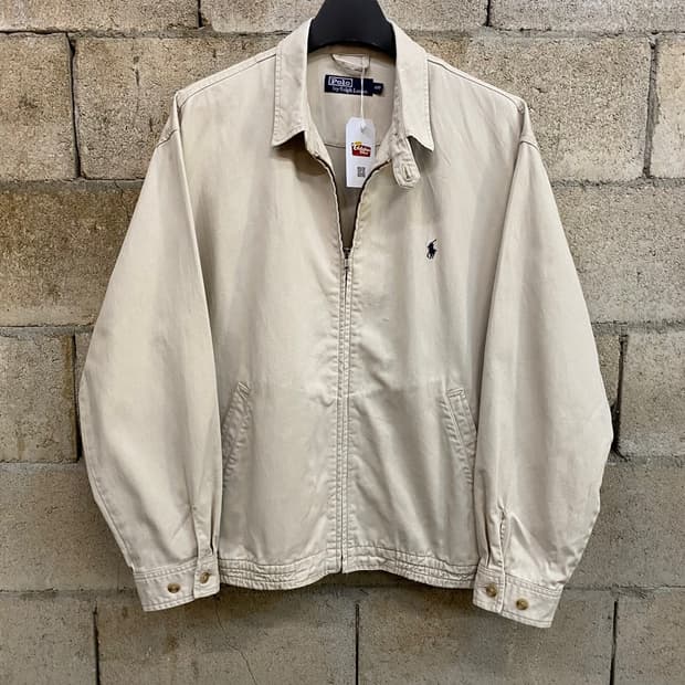 90s 폴로 스윙탑 블루종 자켓