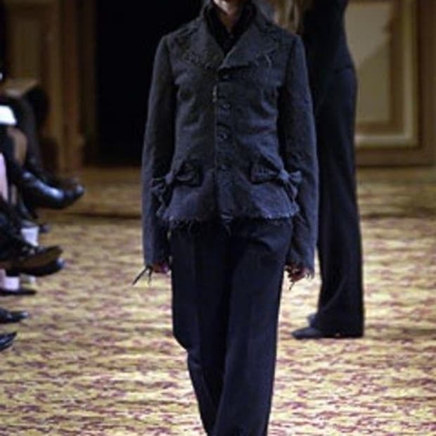 (L) Junya Watanabe ribbon tailored jk